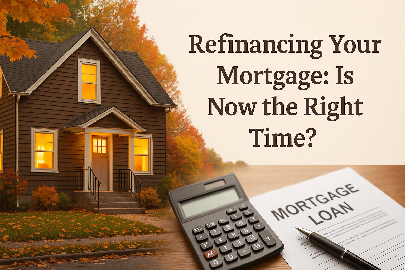 Refinancing Your: Is Now the Right Time?